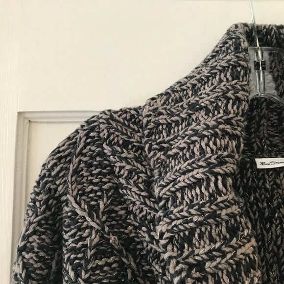 Ben Sherman | Marled Cropped Cardigan - Picture 2 of 13